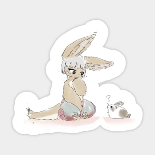 Nanachi and Bunny Sticker